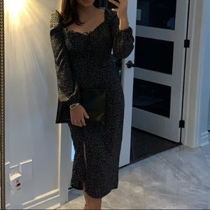 Milkmaid floral dress